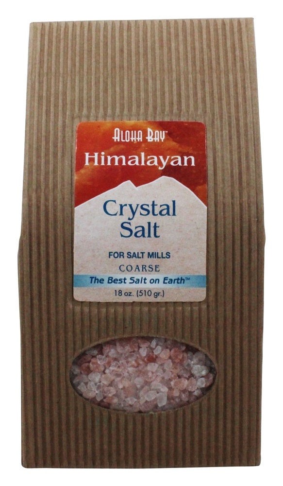 Sal De Cristal Grosso Para Salinas Por Aloha Bay - 18 oz. Himalayan Salt