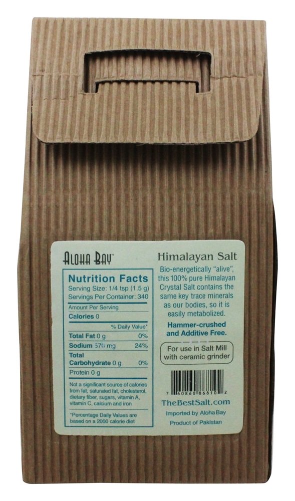 Sal De Cristal Grosso Para Salinas Por Aloha Bay - 18 oz. Himalayan Salt - Imagem 2