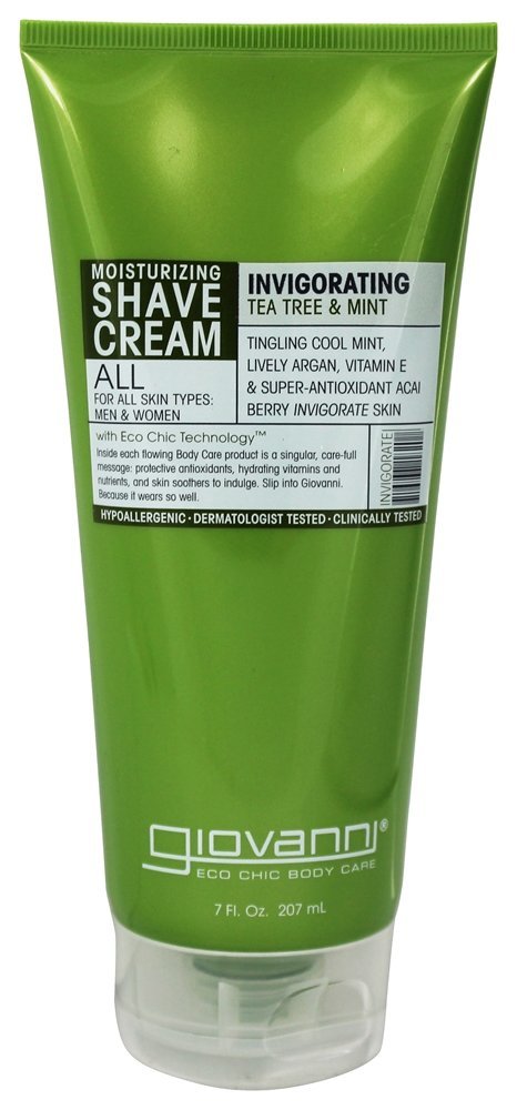 Hidratante Barbear Creme Revigorante Chá árvore & Hortelã - 7 fl. oz. Giovanni