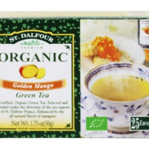 Comprar chá verde premium manga dourada orgânica - 25 saquinhos de chá st. Dalfour preço no brasil chá mate chás e café suplemento importado loja 91 online promoção -