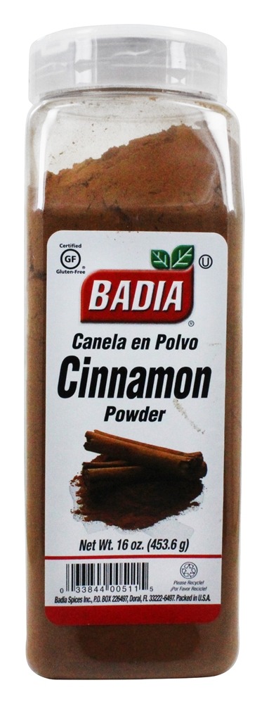 Pó de canela em pó - 16 oz. Badia