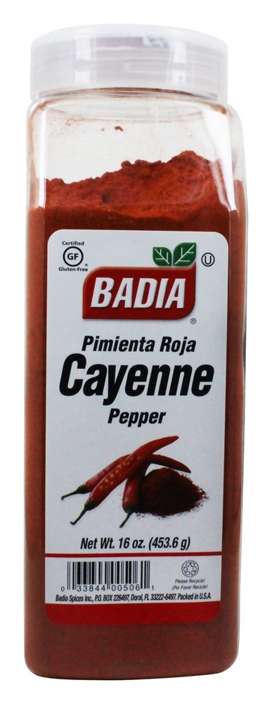Pimenta-caiena - 16 oz. Badia