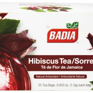Comprar chá de hibisco - 25 saquinhos de chá badia preço no brasil chás de hibisco chás e café suplemento importado loja 3 online promoção -