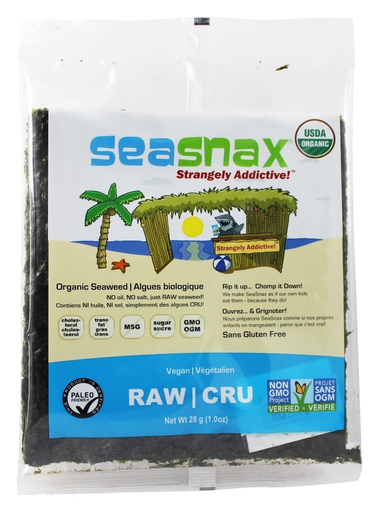 Cru Cru Cru Unroast Alga - 10 Planilha (s) SeaSnax