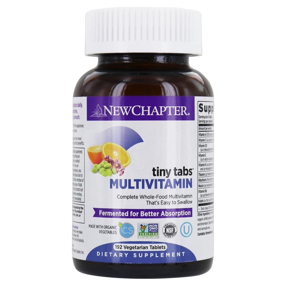 Multivitaminas Multivitaminas Integrais - 192 Comprimidos vegetarianos New Chapter - Imagem 2