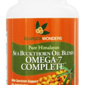 Omega-7 Completo Mistura de Óleo de Espinheiro Marítimo 500 mg. - 60 Softgels Seabuck Wonders