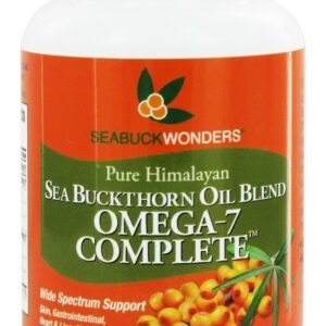 Omega-7 Completo Mistura de Óleo de Espinheiro Marítimo 500 mg. - 120 Softgels Seabuck Wonders