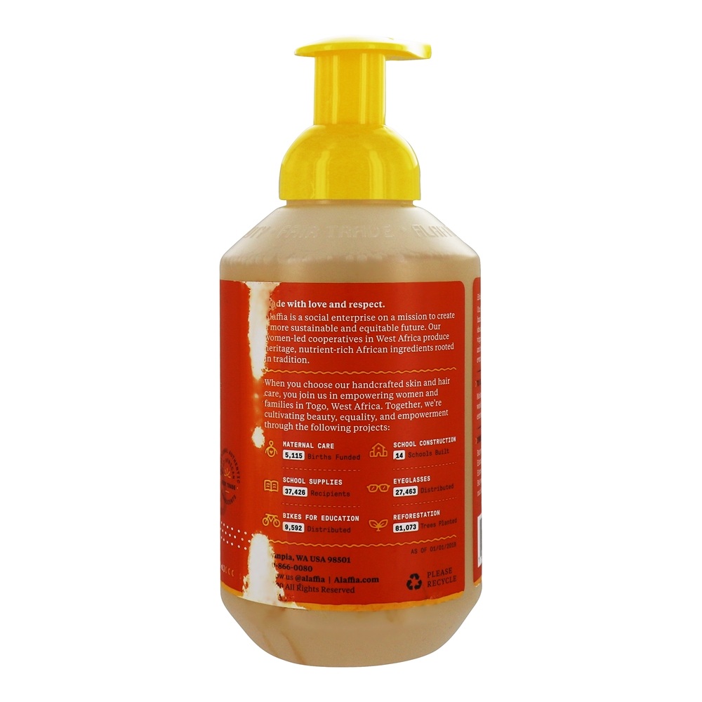 Everyday Shea Sabonete de espuma para as mãos sem perfume - 18 fl. oz. Alaffia - Imagem 3