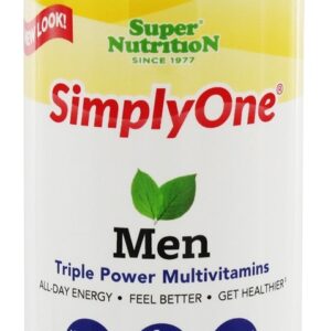 Simply One Multivitamínico de Potência Tripla Para Homens - 30 Tablets Super Nutrition