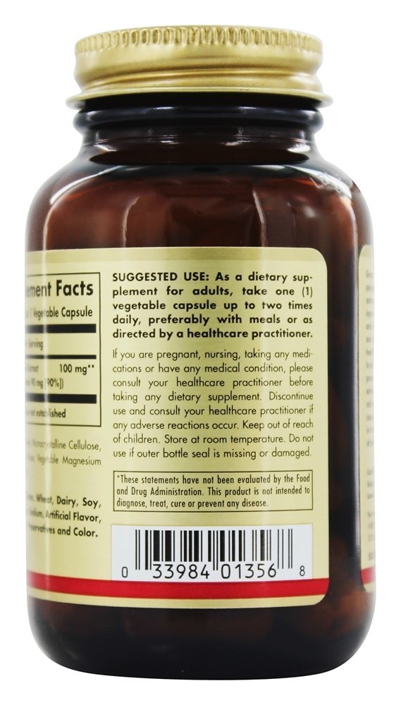 Extrato de Semente de Uva 100 mg. - Cápsulas vegetarianas 60 Solgar - Imagem 3