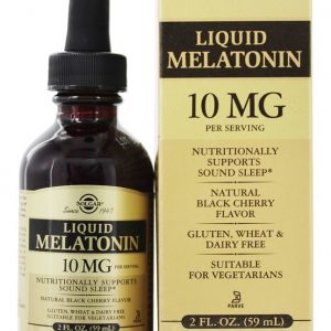 Comprar melatonina líquida 10 mg. - 2 fl. Oz. Solgar preço no brasil melatonina sedativos tópicos de saúde suplemento importado loja 247 online promoção -