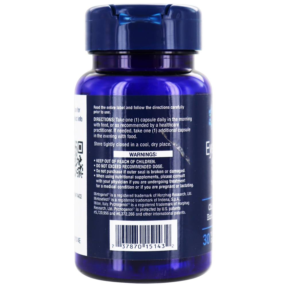 Suporte para pressão ocular com Mirtogenol - Cápsulas vegetarianas 30 Life Extension - Imagem 3