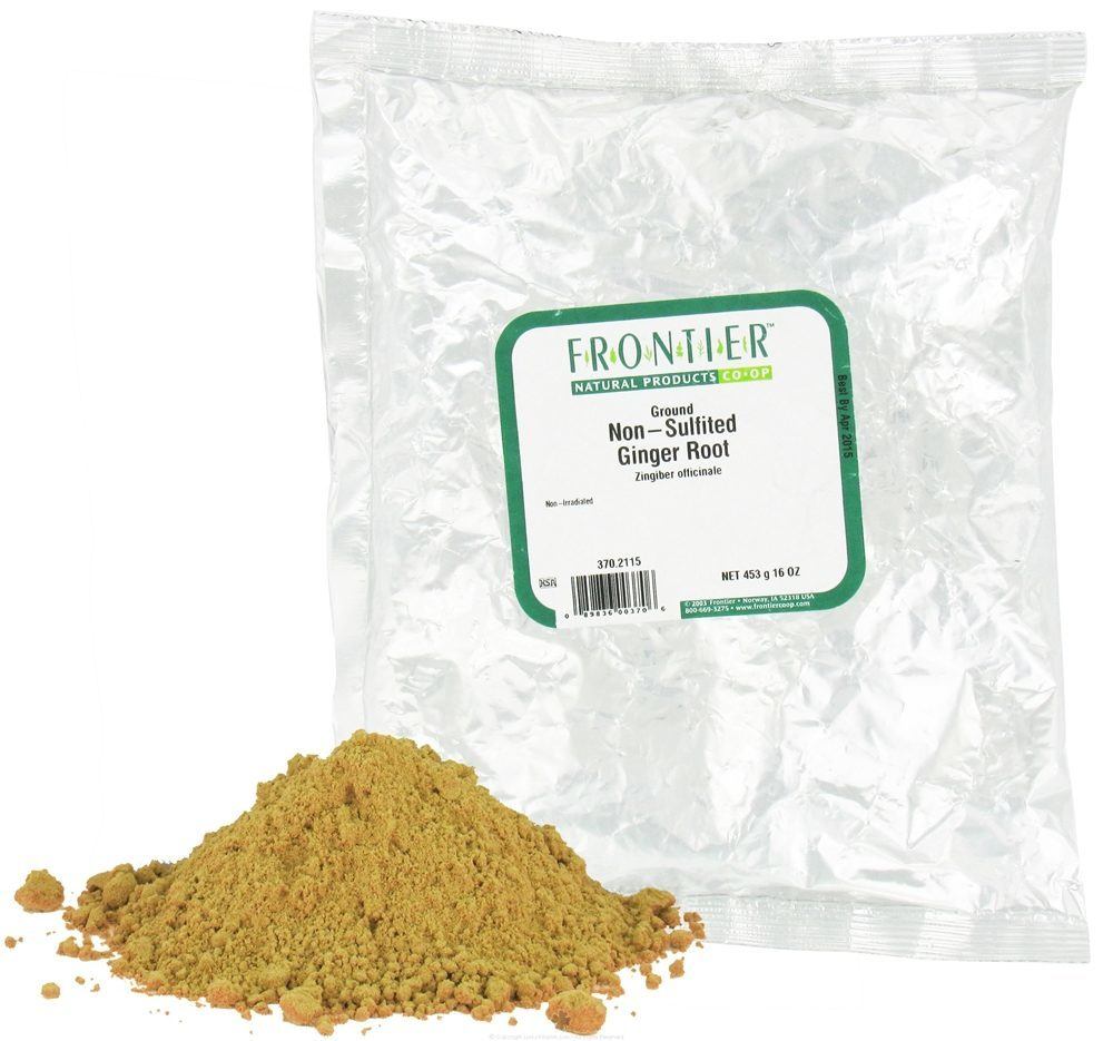 Chão de raiz de gengibre - 1 lb. Frontier Natural Products - Imagem 2