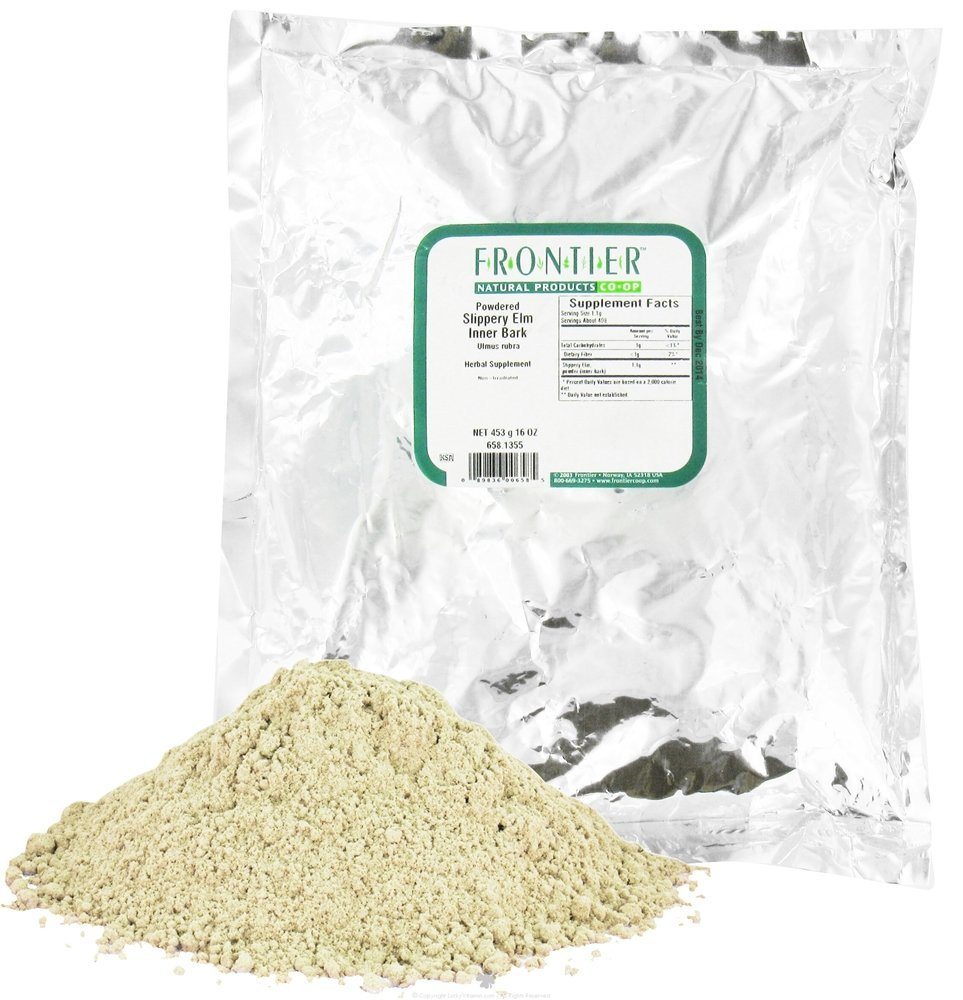 Casca Interna de Olmo Escorregadio em Pó - 1 lb. Frontier Natural Products - Imagem 2