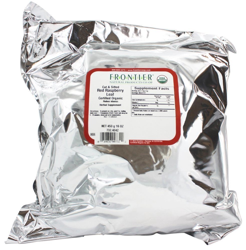 Folha de Framboesa Vermelha Orgânica Cortada & Peneirada - 1 lb. Frontier Natural Products - Imagem 2