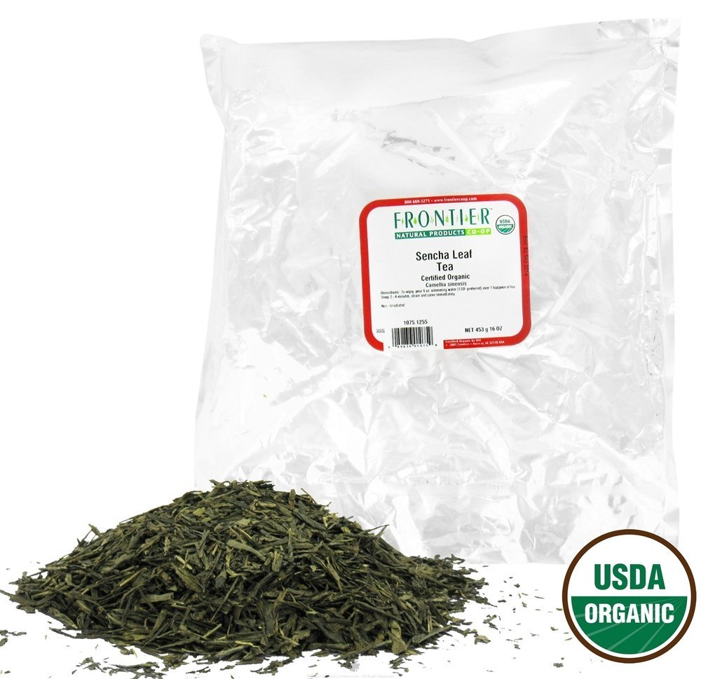 Chá de Sencha em Massa Orgânico - 1 lb. Frontier Natural Products - Imagem 2