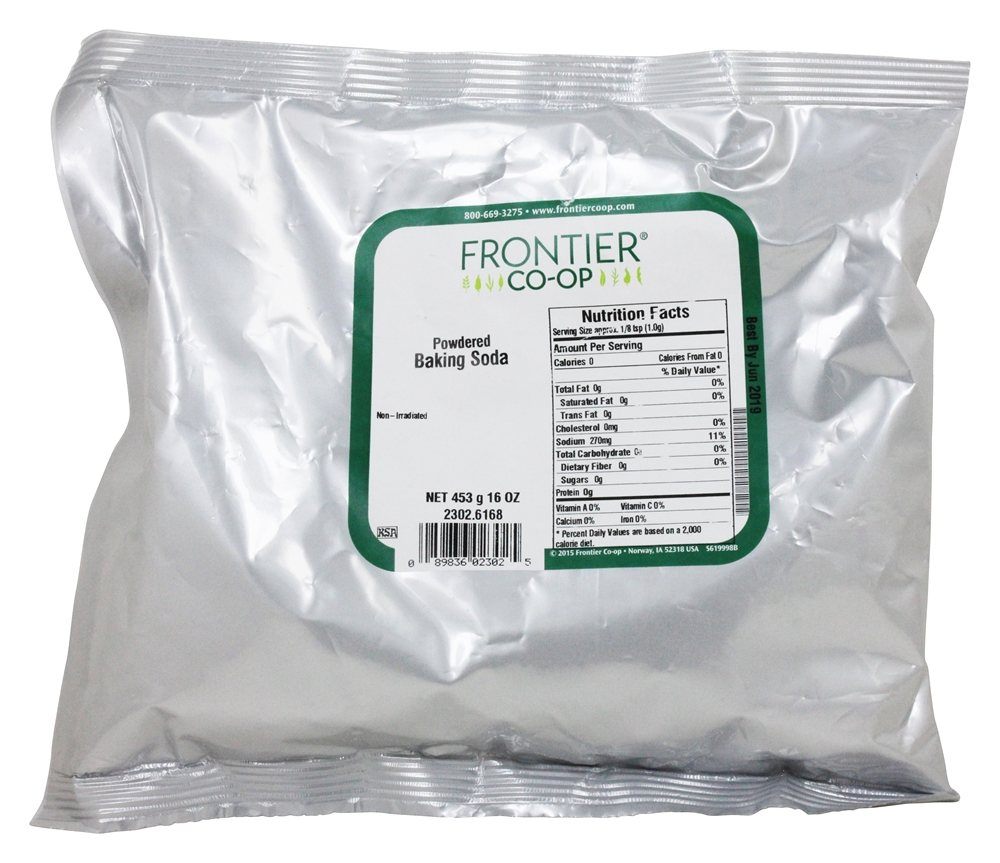 Bicarbonato de Sódio em Pó - 1 lb. Frontier Natural Products - Imagem 2
