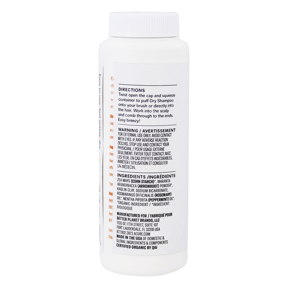 Shampoo seco para todos os tipos de cabelo - 1.7 fl. oz. ACURE - Imagem 2