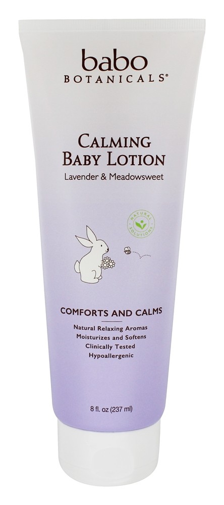 Acalmando Bebê Loção Calmante Lavanda & Ulmeira - 8 fl. oz. Babo Botanicals