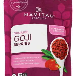 Comprar goji berry desidratada orgânica - 8 oz. Navitas organics preço no brasil goji nutrientes suplementos suplemento importado loja 47 online promoção -