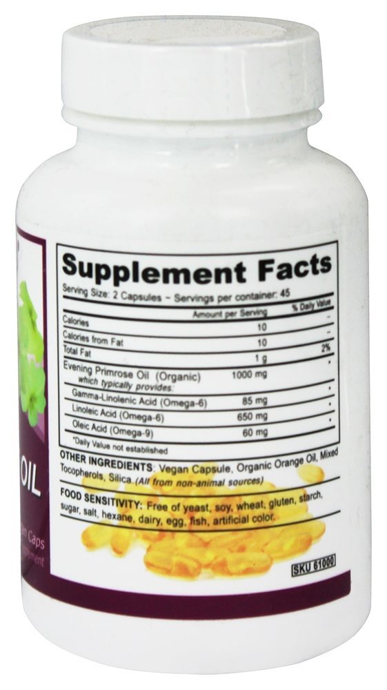 Óleo de Prímula Vegano - Cápsulas vegetarianas 90 Deva Nutrition - Imagem 2