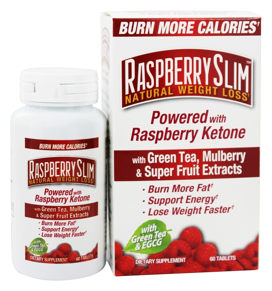 Sistema natural da perda do peso psto pelo extrato do chá verde, do Mulberry & do Superfruit das cetonas da framboesa - 60 Tablets Raspberry Slim