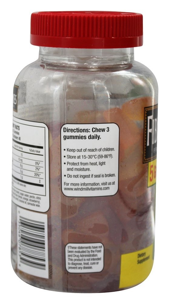 Gummies De Fibra De Frutas Multi Aromatizado - 120 Gummies Garden Greens - Imagem 3