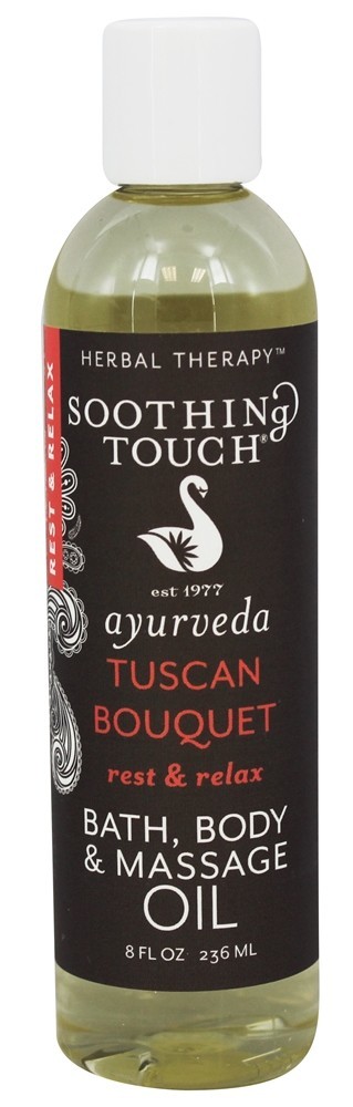Óleo para banho, corpo e massagem Descanse e relaxe Bouquet da Toscana - 8 fl. oz. Soothing Touch