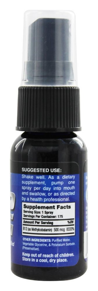 B12 Spray 500 mcg. - 1 fl. oz. Pure Advantage - Imagem 2
