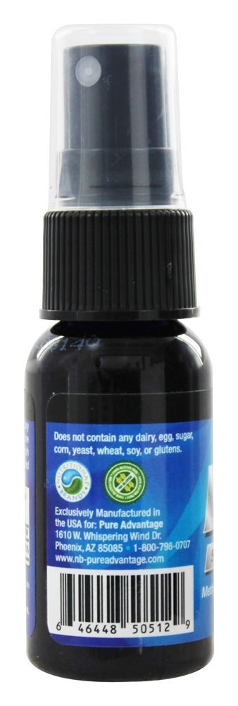 B12 Spray 500 mcg. - 1 fl. oz. Pure Advantage - Imagem 3