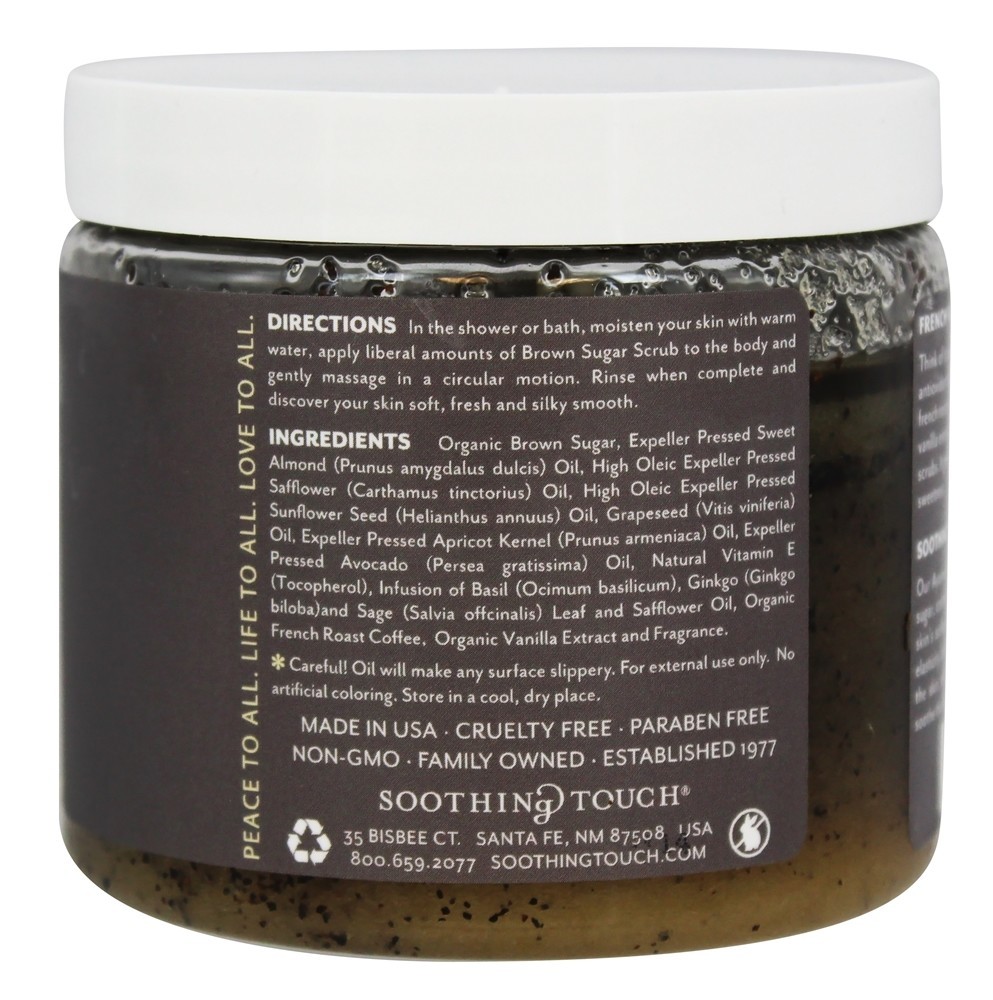 Marrom Açúcar Esfregar Antioxidante Francês Baunilha Latte - 16 oz. Soothing Touch - Imagem 2