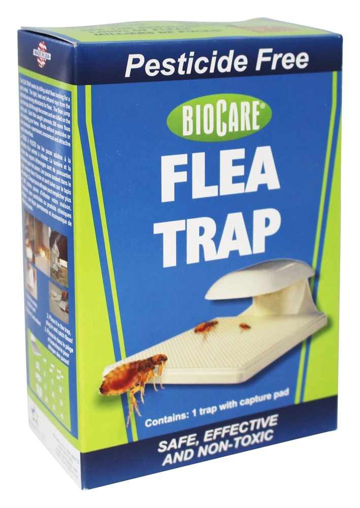 Armadilha elétrica contra pulgas da BioCare com almofada de captura SpringStar