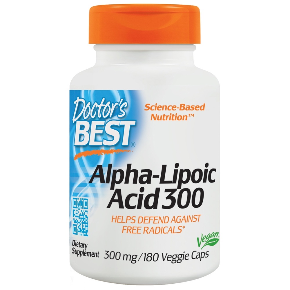 Ácido Alpha-Lipóico 300 mg. - Cápsulas vegetarianas 180 Doctor's Best