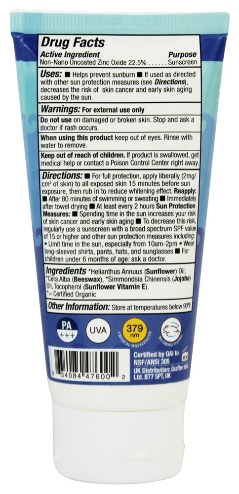 Protetor Solar Esportivo Unscented 35 SPF - 2.9 fl. oz. Badger - Imagem 2