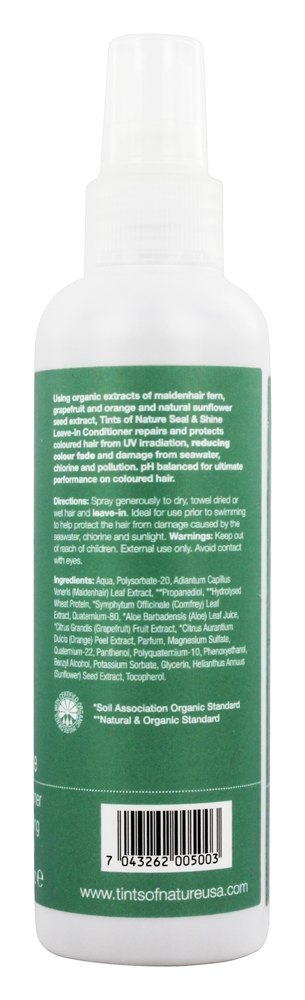 Condicionador Leave-In Seal & Shine - 6.76 fl. oz. Tints Of Nature - Imagem 2