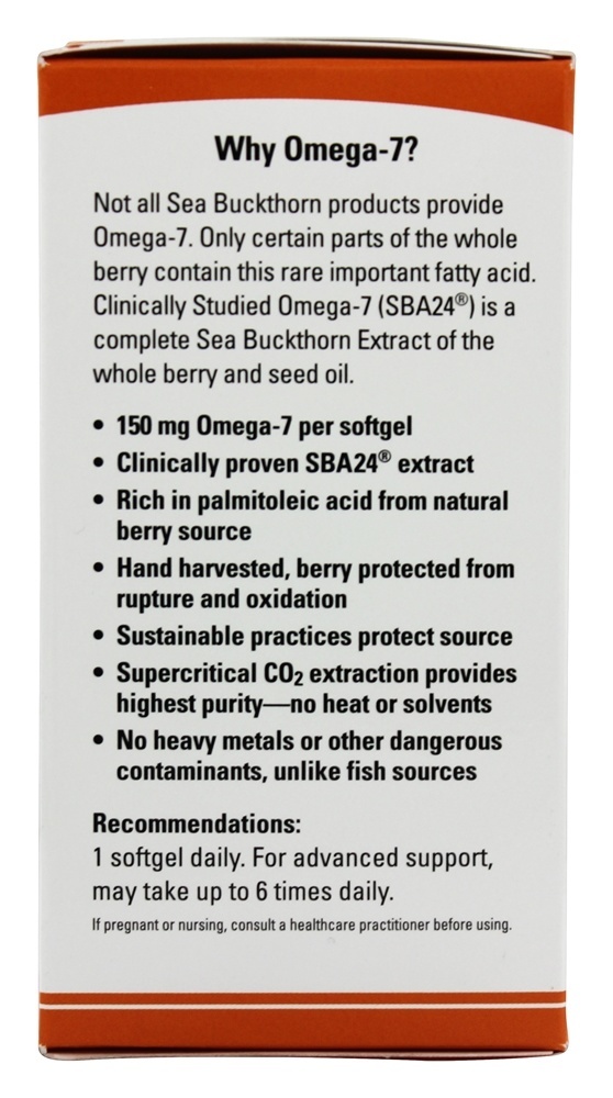 Terry Naturalmente Omega - 7 1000 mg. - 60 Softgels EuroPharma - Imagem 4