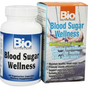 Blood Sugar Wellness Para Manutenção de Glicose - Cápsulas vegetarianas 60 Bio Nutrition
