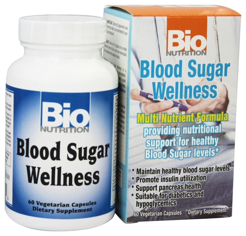 Blood Sugar Wellness Para Manutenção de Glicose - Cápsulas vegetarianas 60 Bio Nutrition