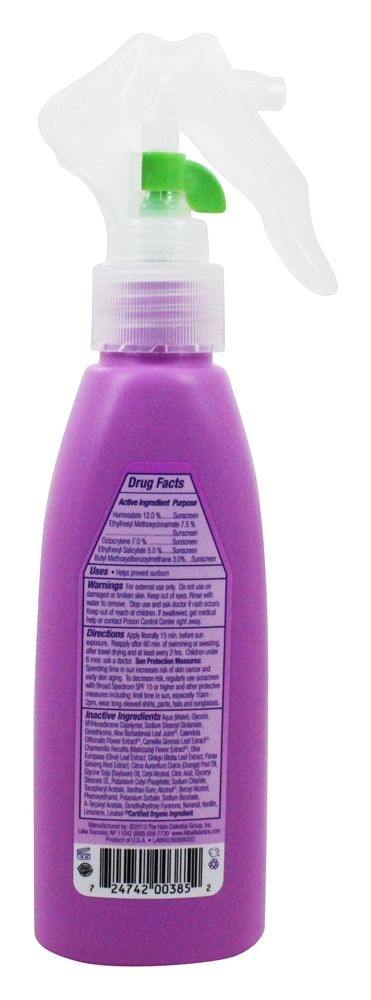 Protetor solar muito emoliente Spray de proteção natural para crianças 40 SPF - 4 fl. oz. Alba Botanica - Imagem 2