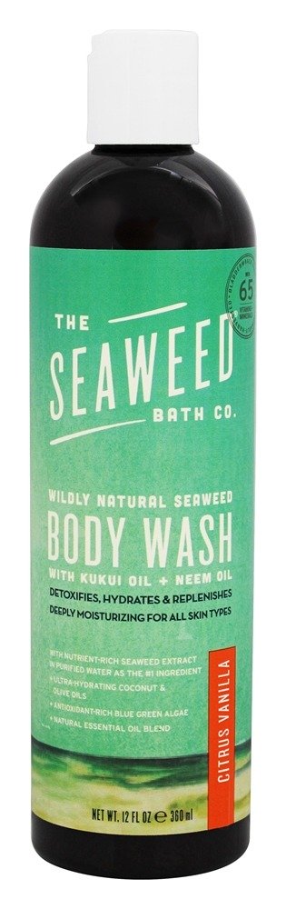 Descontroladamente Natural Alga Corpo Lavar Cítrico Perfume - 12 fl. oz. The Seaweed Bath Co.