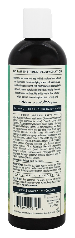 Descontroladamente Natural Alga Corpo Lavar Cítrico Perfume - 12 fl. oz. The Seaweed Bath Co. - Imagem 2