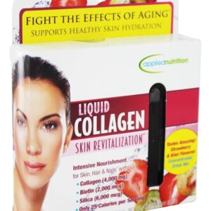 Colágeno Líquido para Revitalização da Pele - 10 Tubos Applied Nutrition