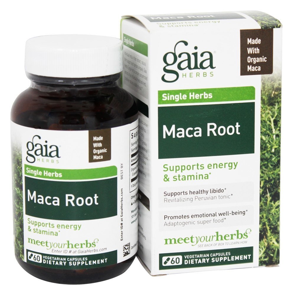Raiz Maca 500 mg. - Cápsulas vegetarianas 60 Gaia Herbs