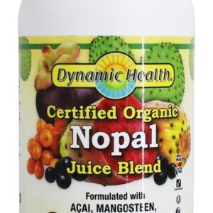 Comprar mistura de suco de nopal orgânica certificada - 33. 8 fl. Oz. Dynamic health preço no brasil frutas super suplementos nutricionais suplemento importado loja 19 online promoção -
