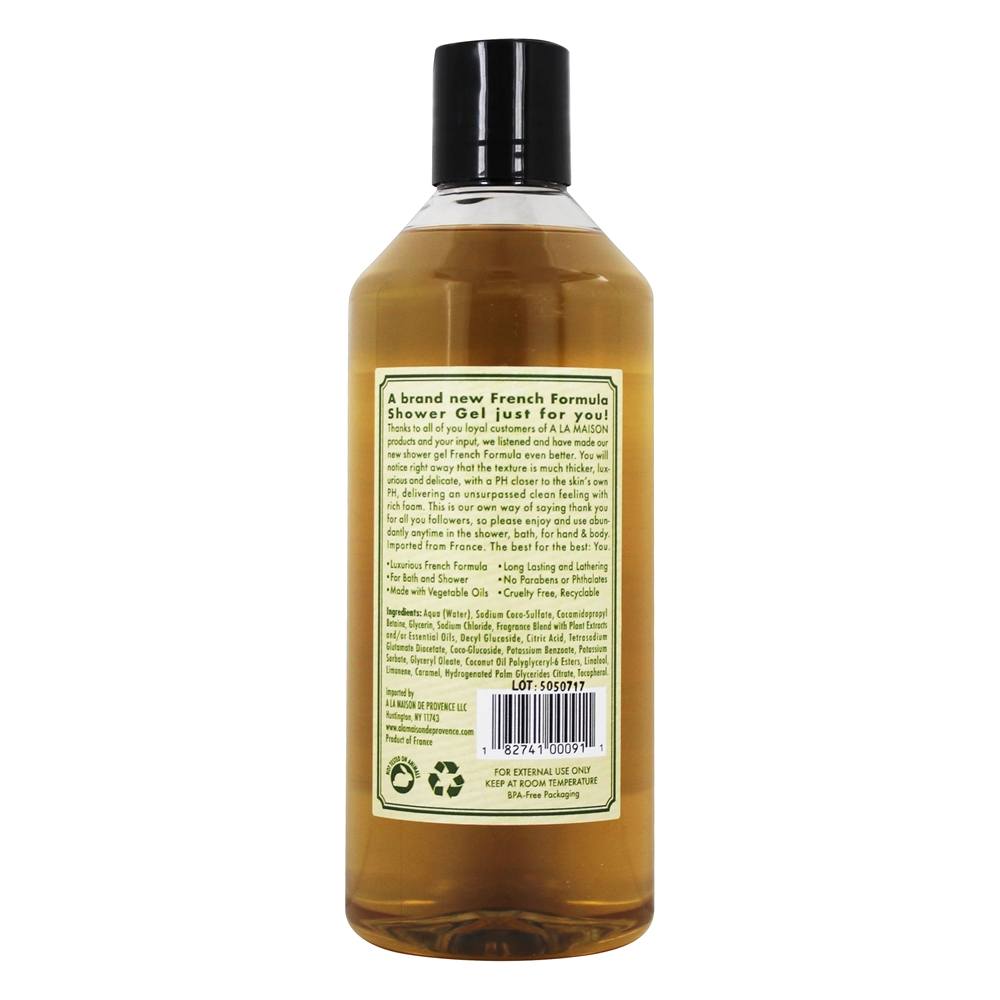 Tradicional Francês Fórmula Chuveiro Gel Alecrim Hortelã com Coco Extrair - 16.9 fl. oz. A La Maison - Imagem 2