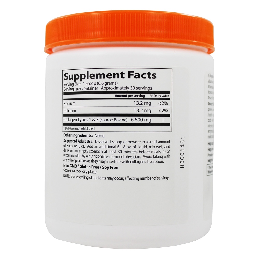 Tipos de colágeno 1 e 3 6600 mg . - 7.1 oz. Doctor's Best - Imagem 2