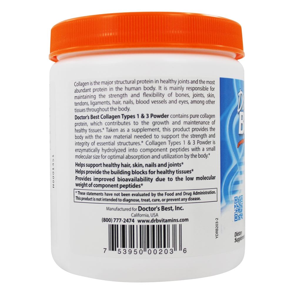 Tipos de colágeno 1 e 3 6600 mg . - 7.1 oz. Doctor's Best - Imagem 3