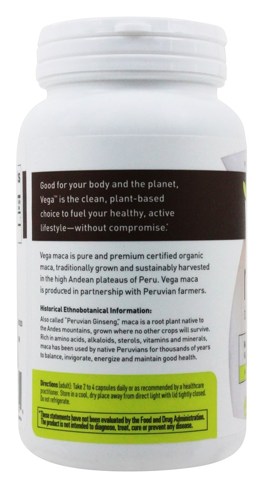 Maca 750 mg. - Cápsulas vegetarianas 120 Vega - Imagem 3