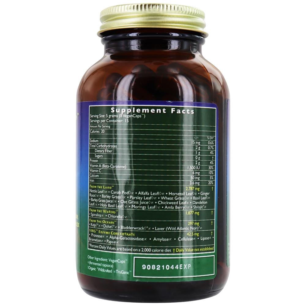 Vitamineral Verde Versão 5.5 - Cápsulas vegetarianas 120 HealthForce Superfoods - Imagem 2