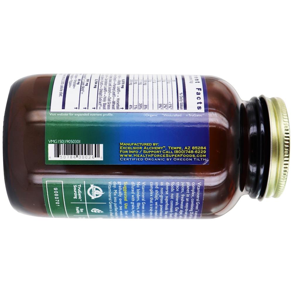 Versão de pó verde vitamínico 5.5 - 150 Gramas HealthForce Superfoods - Imagem 4